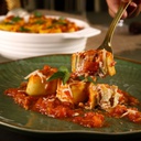 RONDELLI DE NOZES COM MOLHO BRANCO